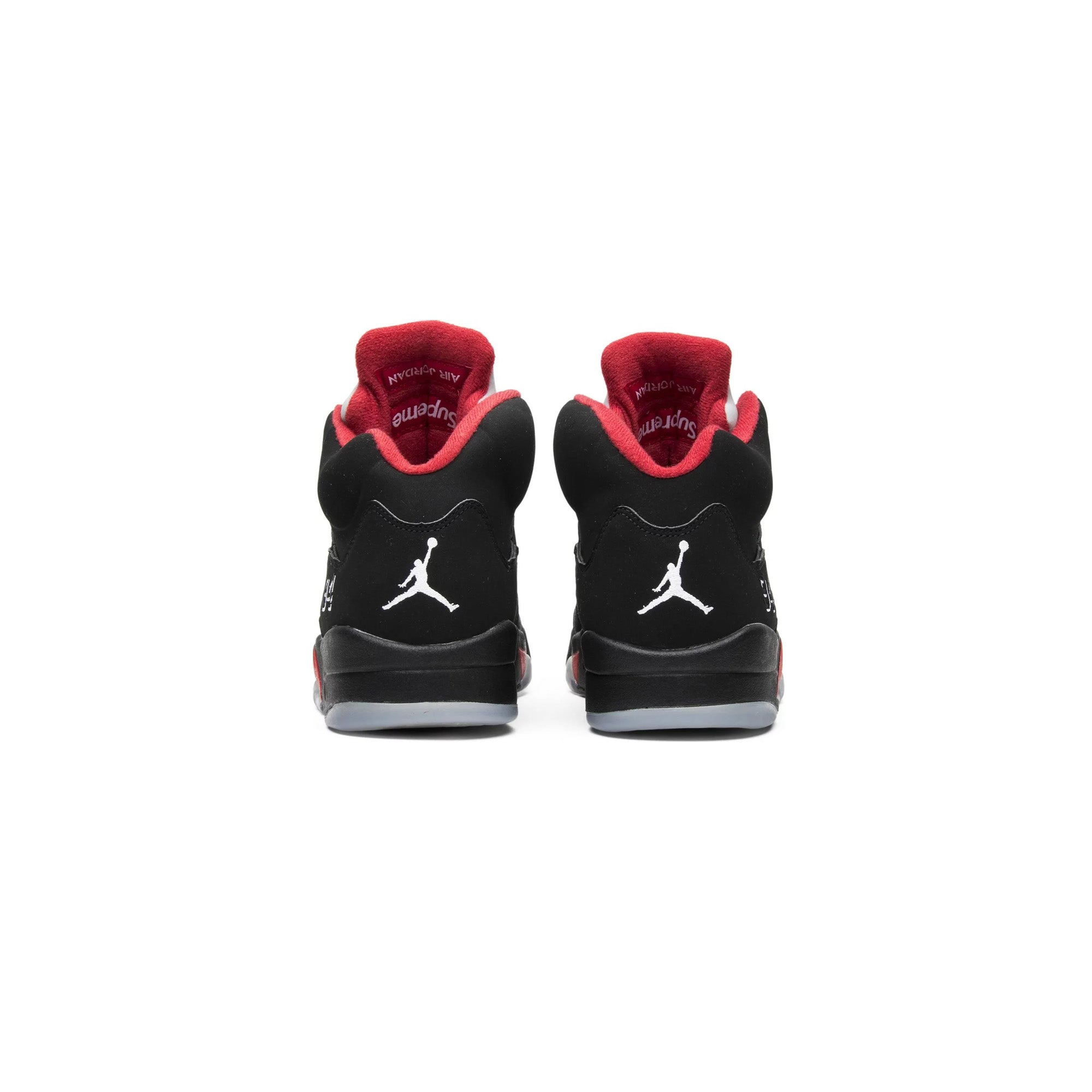 Air Jordan 5 Retro x Supreme 'Black' Sneakers (2015) - Men's Basketball Shoes for Streetwear & Sneaker Collectors