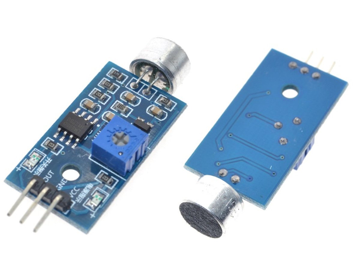 CANADUINO® Adjustable Noise Sound Sensor Module with Trigger Output for Arduino, Raspberry Pi - Perfect for Home Automation, Security Alarms & DIY Electronics Projects