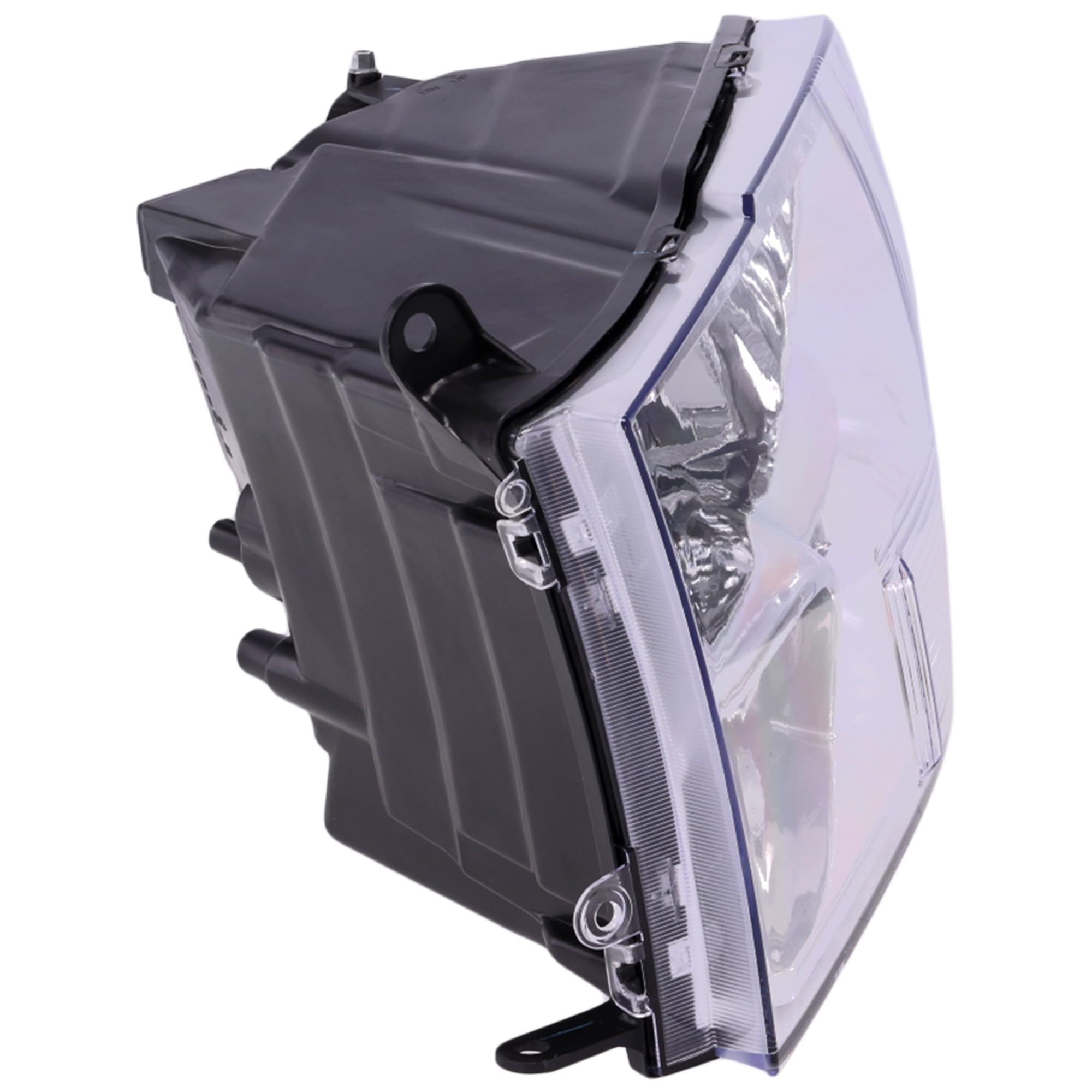 Evan Fischer Driver Side Headlight Assembly for Ram 1500 2013-2018 & 2500 - Halogen Quad Light Replacement (CAPA Certified) - Fits Models Without DRL - Replaces OEM# 68096439AJ - Perfect for Night Driving & Off-Road Adventures