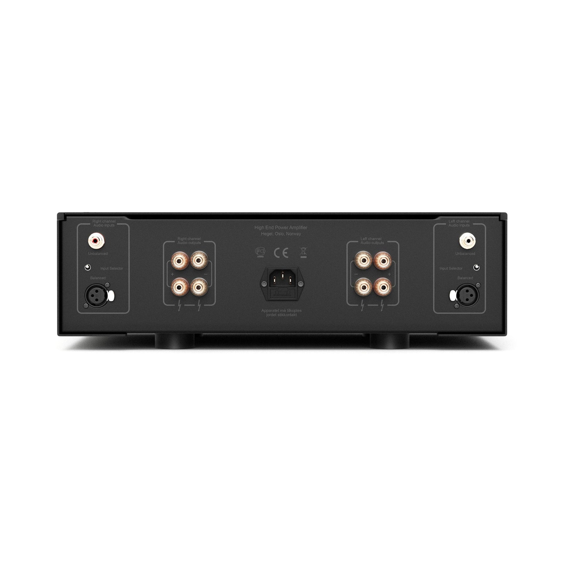 Hegel H20 Power Amplifier - High-End Audio Amp for Home Theater & Stereo Systems (Black) | Open Box Clearance Sale | Perfect for Audiophiles & Music Enthusiasts