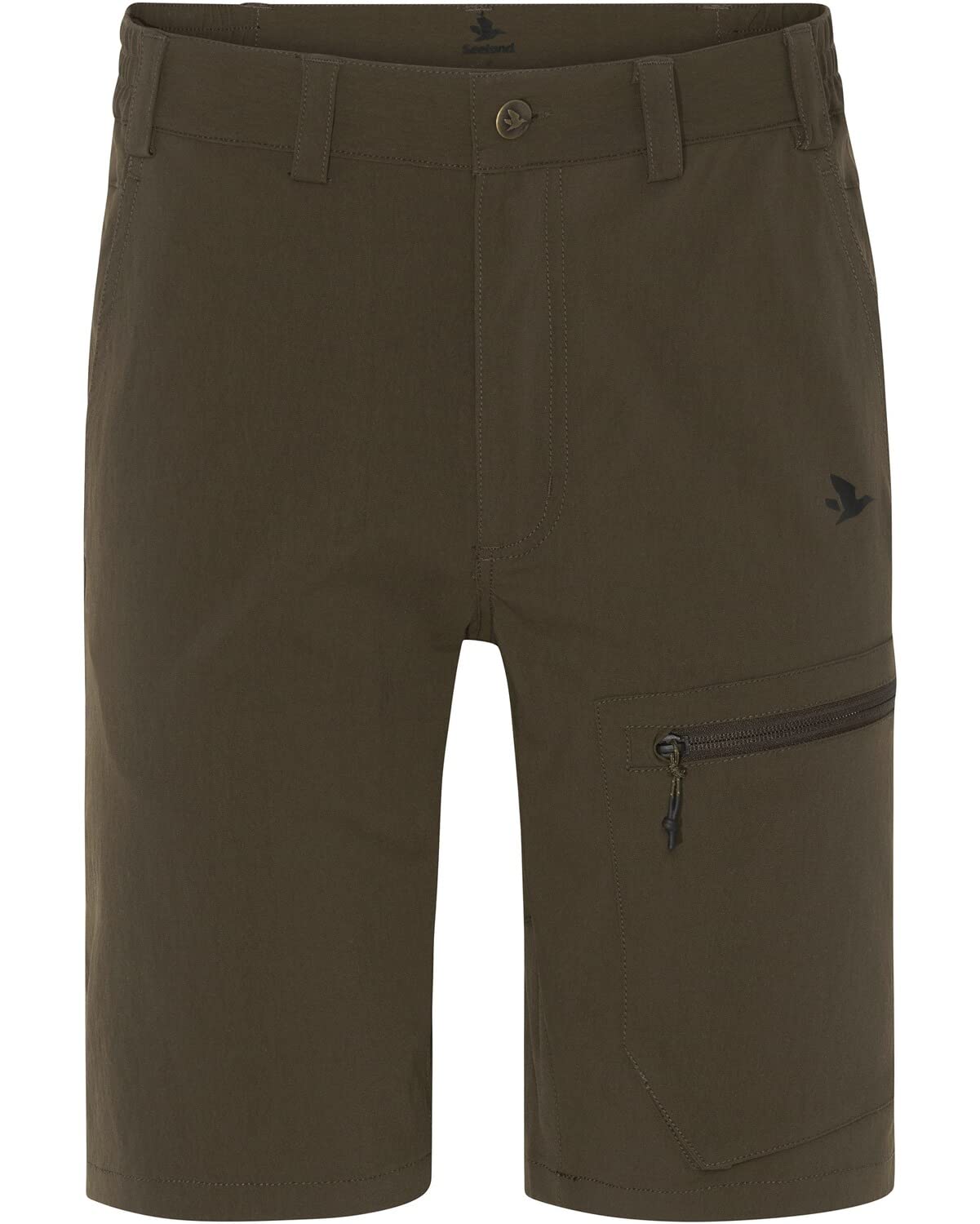 Seeland Rowan Stretch Shorts for Men - Comfortable Outdoor Hiking & Casual Wear - Pine Green C48 - Perfect for Camping, Fishing & Summer Adventures