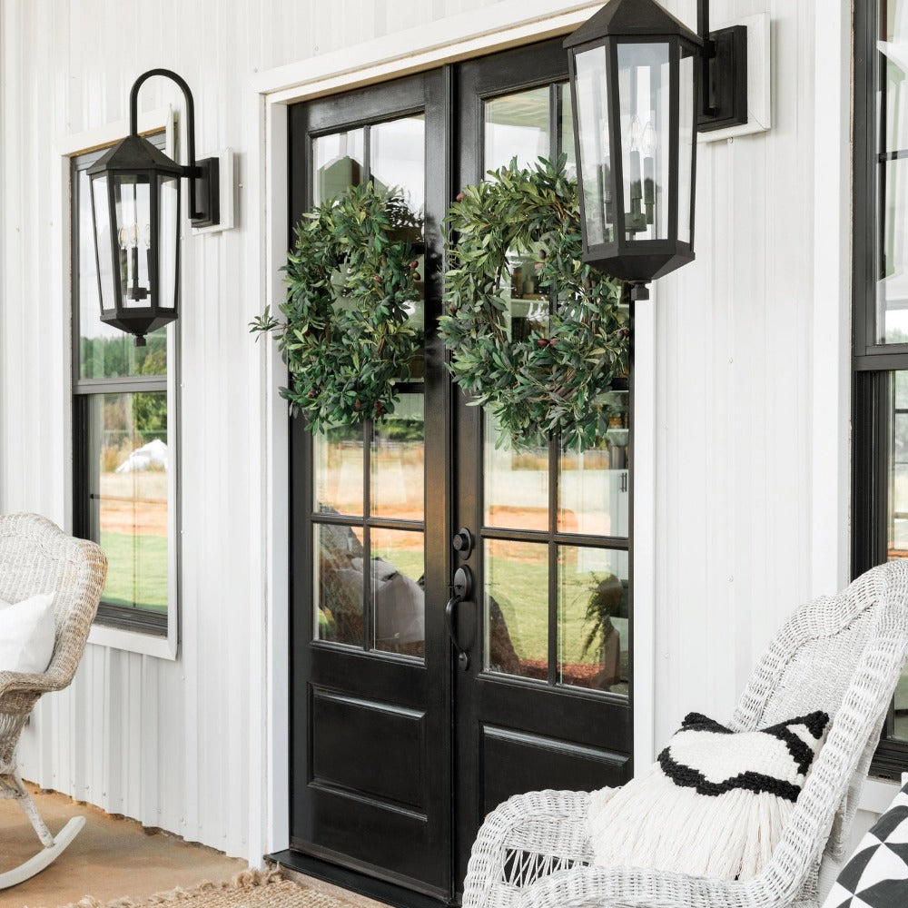 Valkyrie Outdoor Wall Lantern - Waterproof LED Exterior Light Fixture for Porch, Patio, Garden & Entryway - Durable Weatherproof Sconce Lighting for Home & Commercial Use