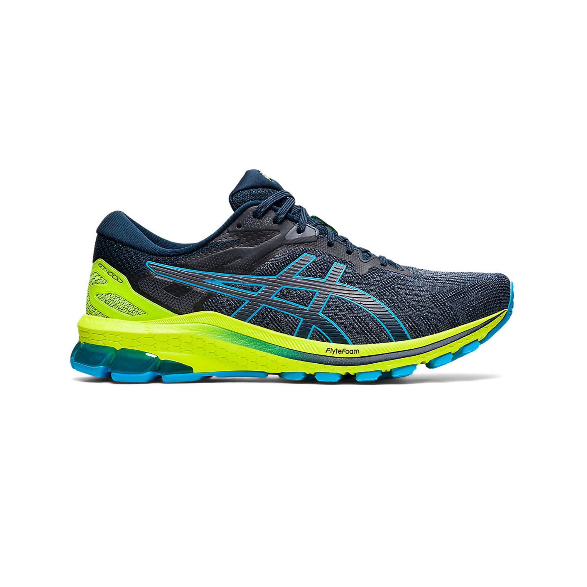 ASICS GT 1000 10 Running Shoes for Men - French Blue Colorway (2021 Model) | Lightweight Cushioned Sneakers for Road Running, Jogging & Gym Workouts