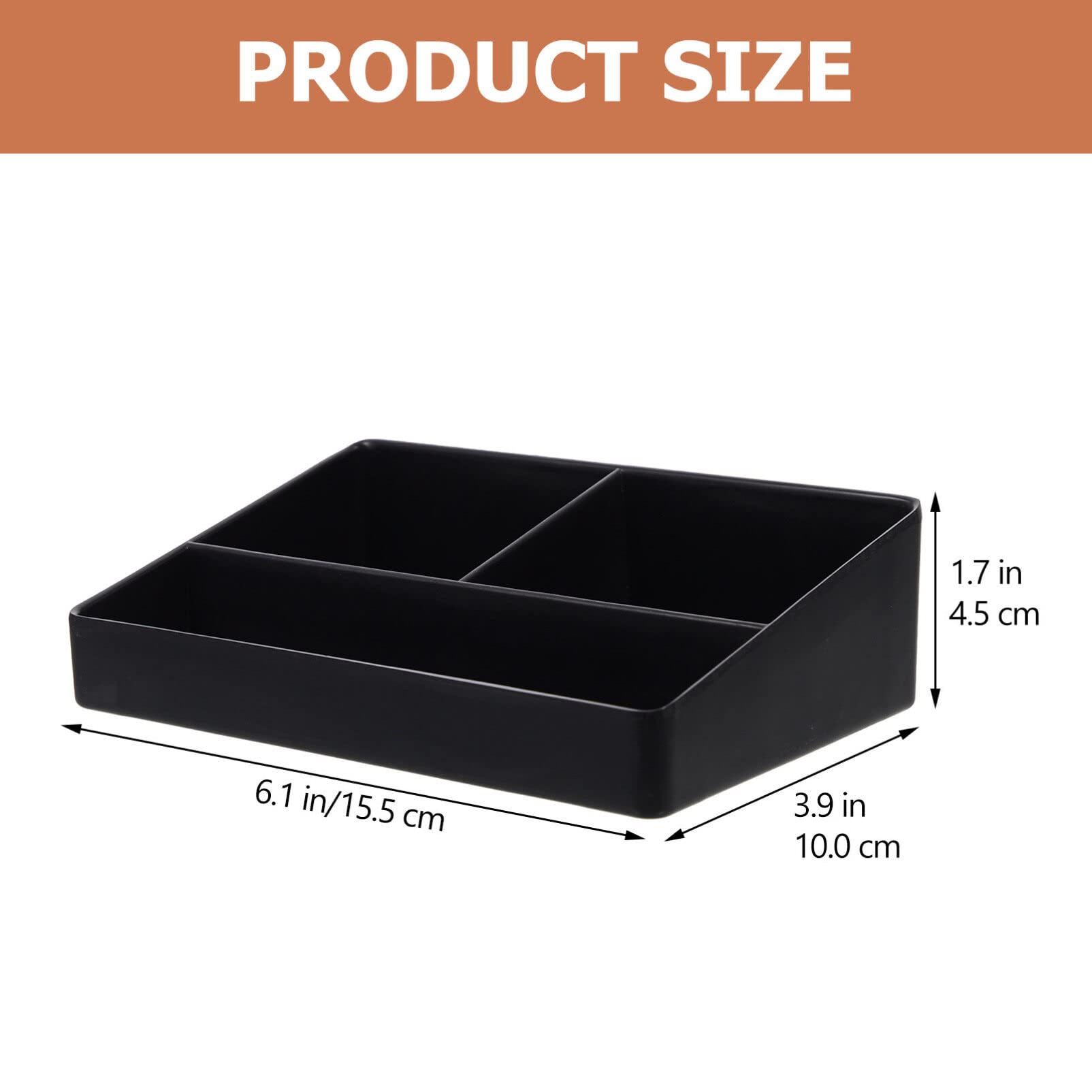 **Mind Reader Coffee Station Organizer - 10-Compartment Countertop Condiment Holder for Coffee, Sugar, Tea Pods (6.1×3.9×1.7in) - Perfect for Home, Office & Breakroom Coffee Bars**