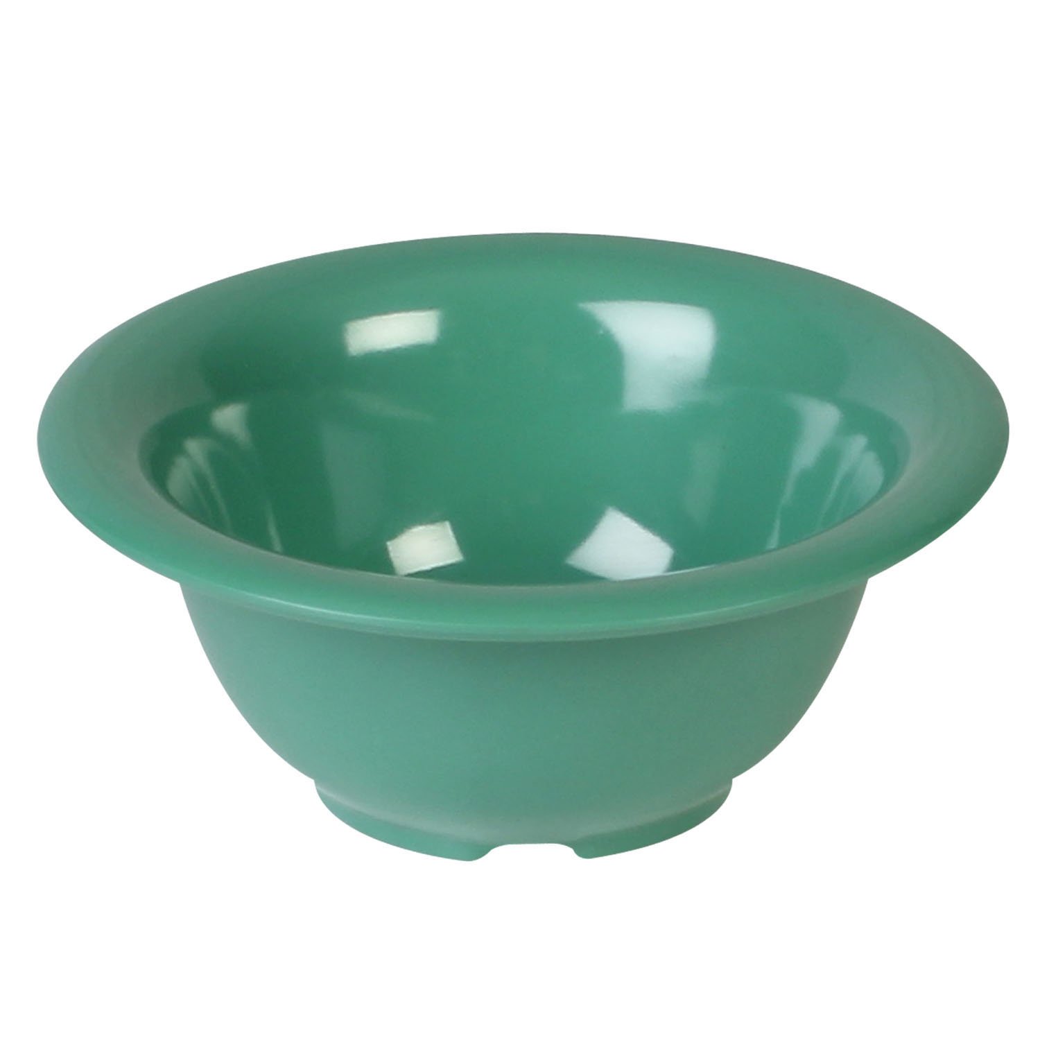 Premium Green Melamine Soup Bowl Set - 5.375 Inch, 10 oz (Pack of 12) - Durable & Lightweight Dinnerware for Outdoor Picnics, Camping, and Everyday Use