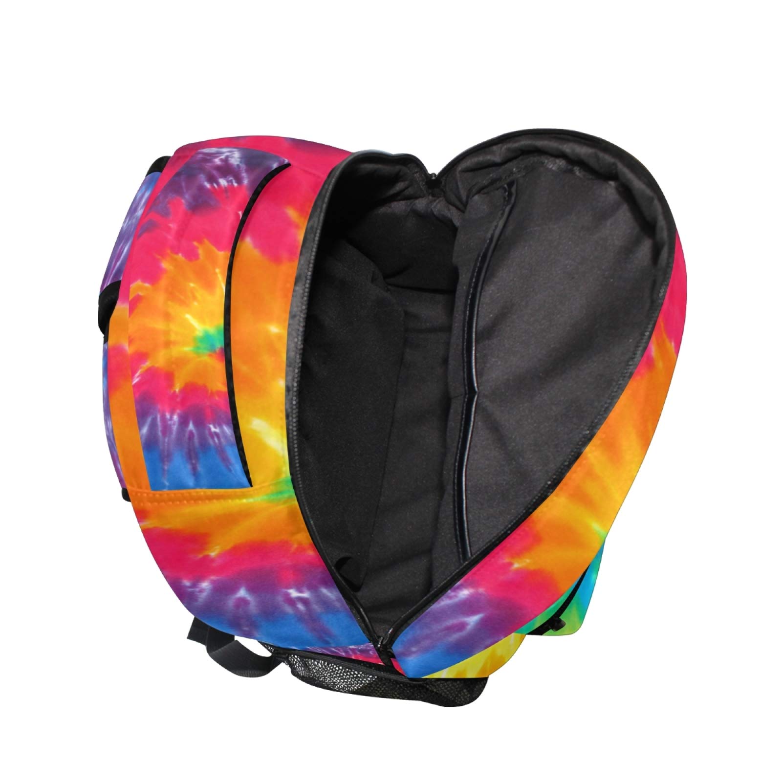 AUUXVA Waterproof Backpack - Large Durable Tie Dye School Bag with Abstract Swirl Design for Students, Teens, Boys & Girls - Perfect for School, College, Travel & Daily Use