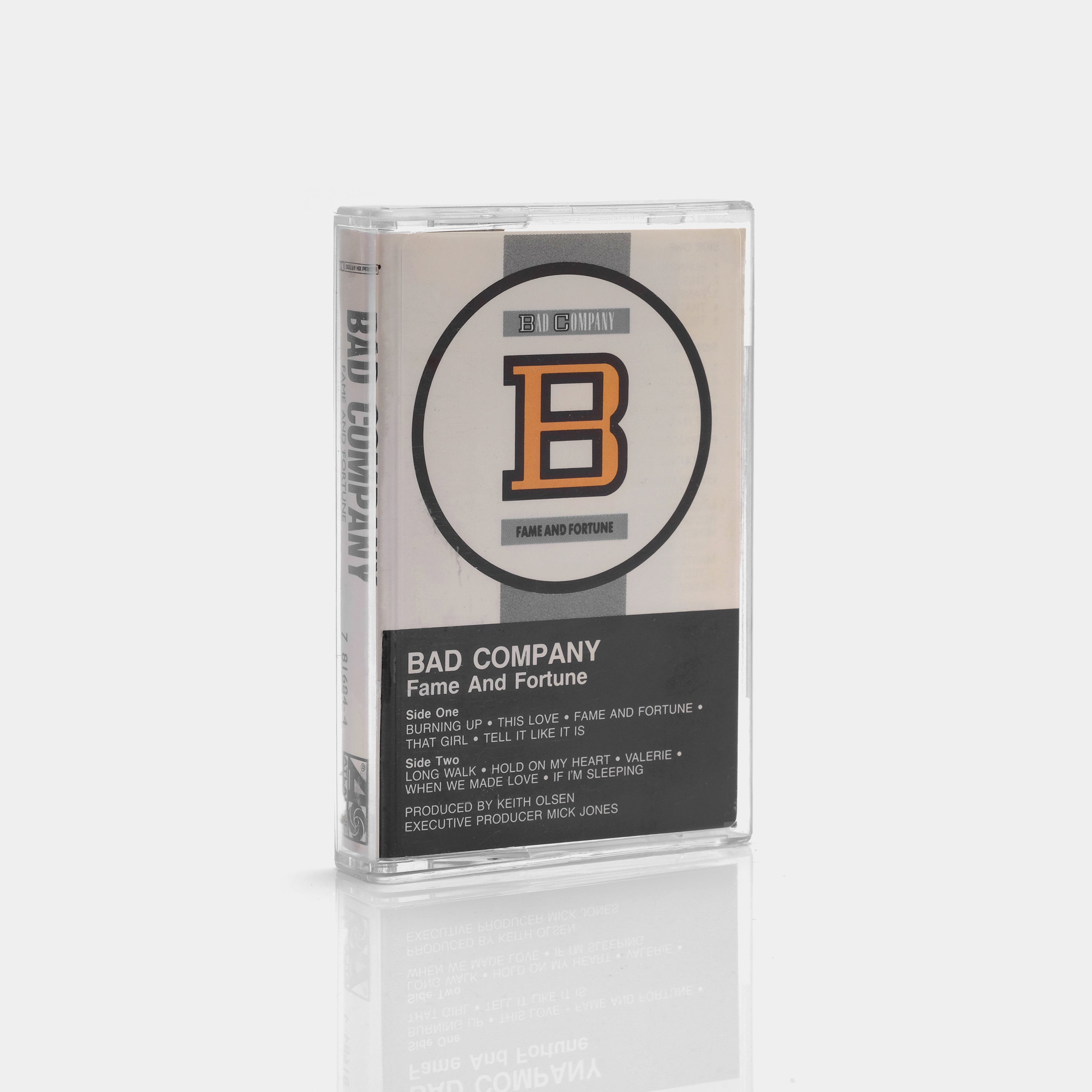 Bad Company Fame And Fortune Cassette Tape - Vintage Music Collectible for Audiophiles & 80s Fans | Perfect for Home Decor, Retro Parties & Music Enthusiasts