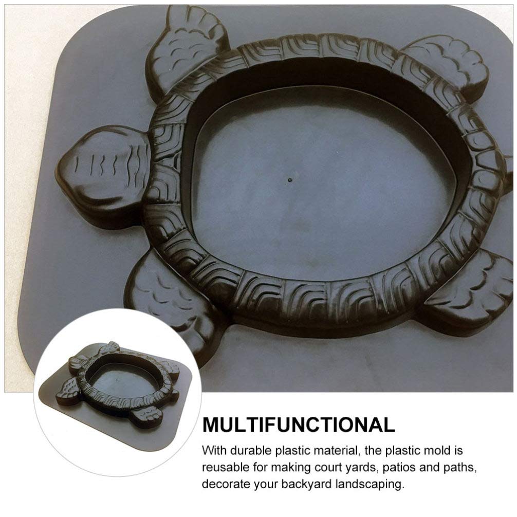 DOITOOL Turtle Shape Concrete Molds - Stepping Stone Tortoise Cement Molds for Garden, Driveway & Lawn Decoration - DIY Walk Maker for Outdoor Pathway & Yard Landscaping