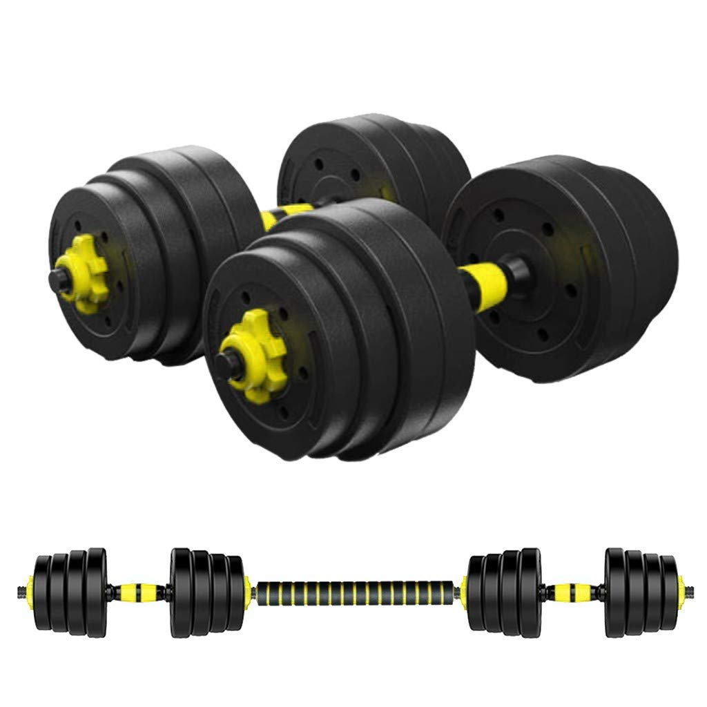 Ohvivid 40KG Adjustable Dumbbell Pair - Home Gym Weight Set for Men & Women with Connecting Rod | Strength Training, Full Body Workout, Fitness Exercise Equipment for Small Spaces & Home Workouts