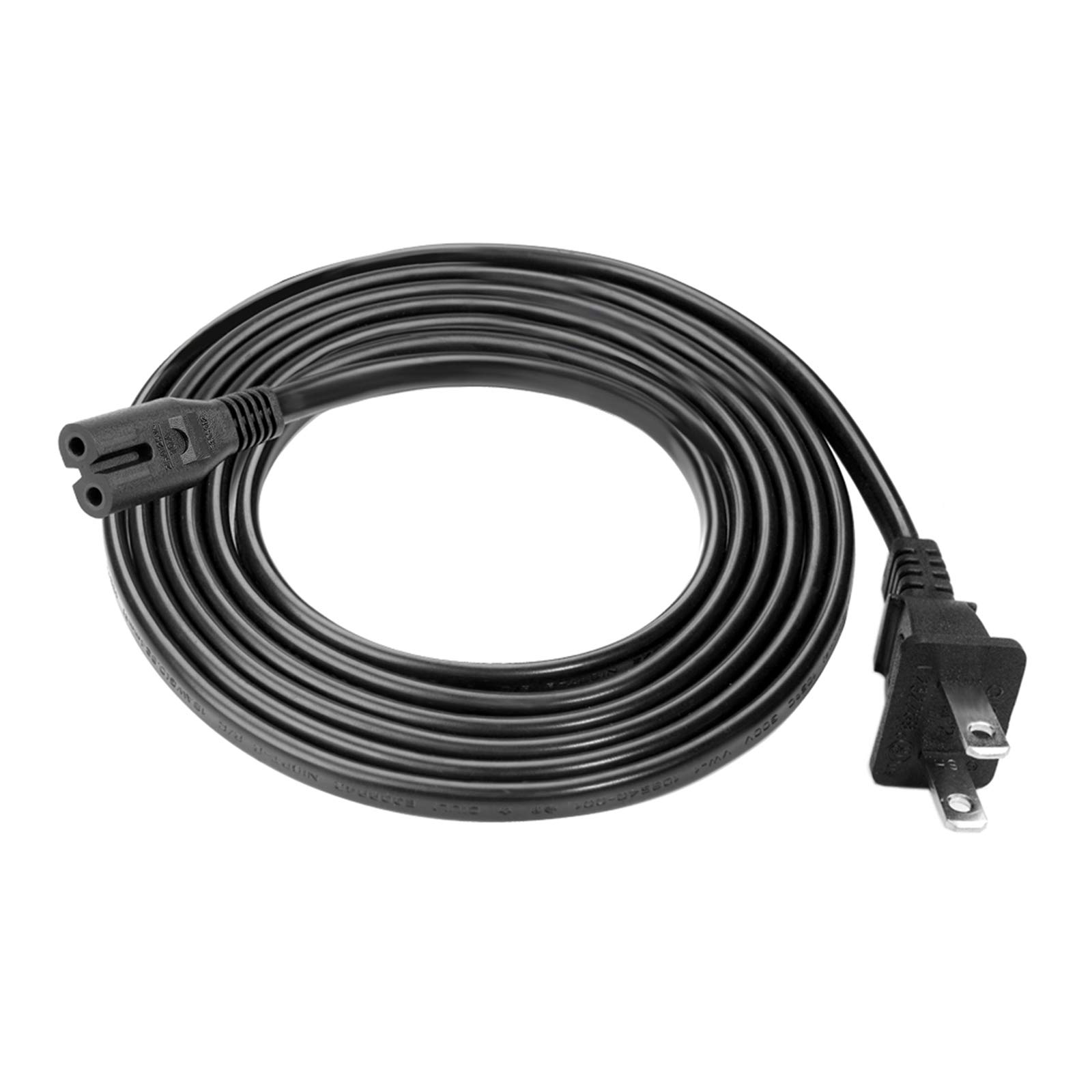 Xbox Series S/X, Xbox One S/X, PS5/PS4/PS3 Slim Replacement Power Cord - 10ft AC Power Cable for Gaming Consoles | Perfect for Home Entertainment Setup & Gaming Stations