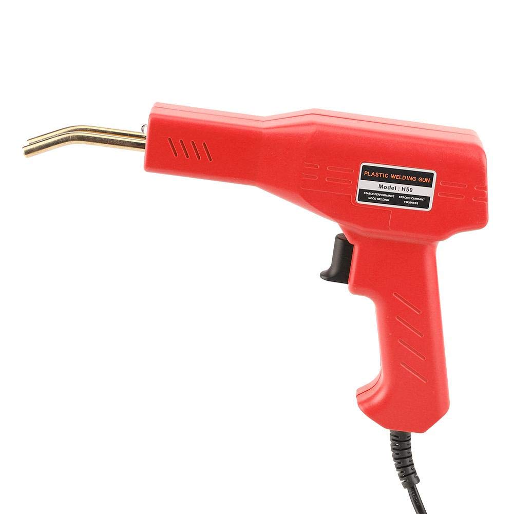 Professional 110V Red Electronic Soldering Gun Kit - Auto Bumper Repair Welding Tool for Car Bodywork | Easy Operation for Automotive, DIY & Home Repairs