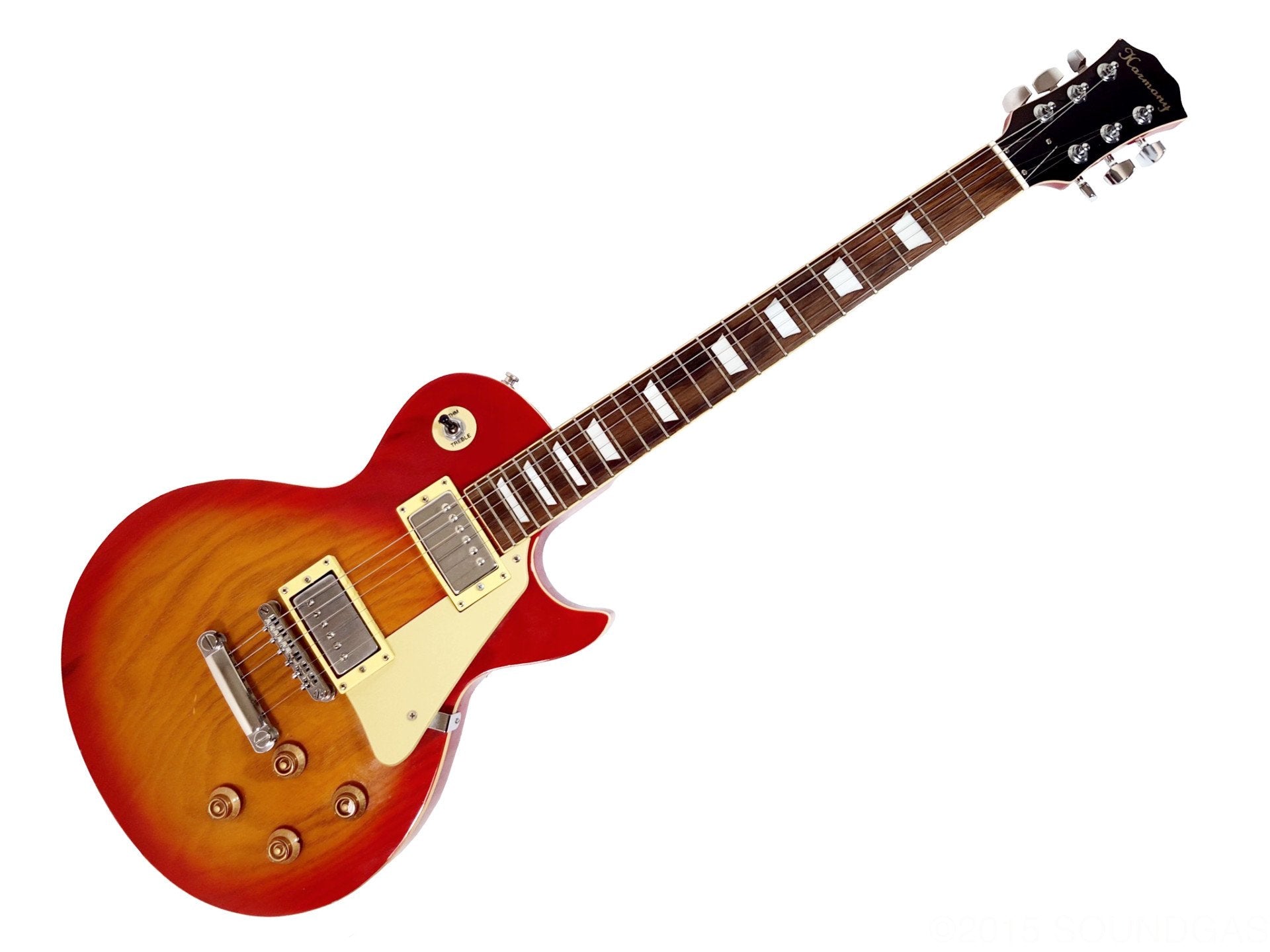 HARMONY 1978 LES PAUL REPLICA Electric Guitar - Vintage Style, Mahogany Body, Maple Top - Perfect for Rock, Blues & Stage Performances