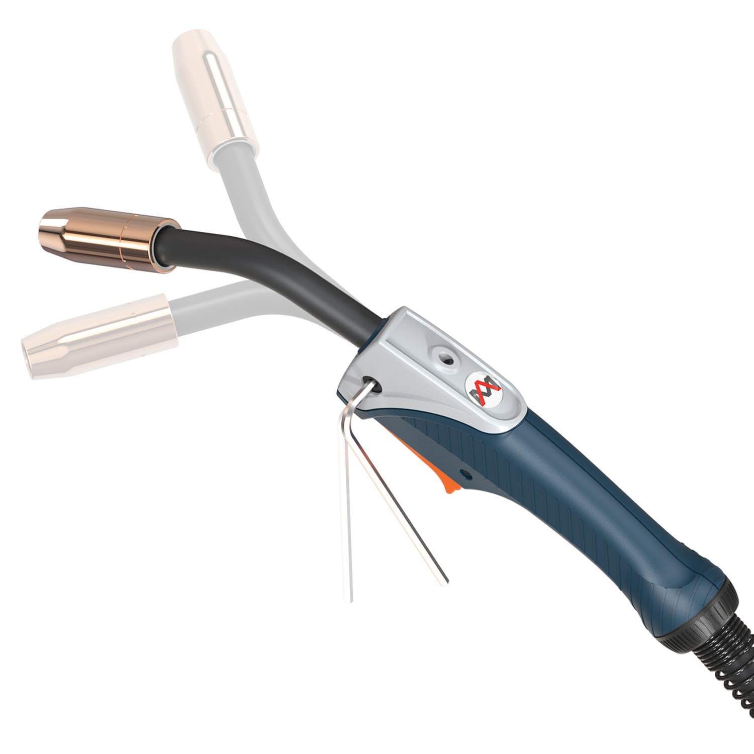 Amico MIG-15200 200 Amp 15 Feet MIG Welding Torch Gun Assembly - Compatible with MTS-205, MTS-185, MTS-165 - Ideal for Automotive Repair, Metal Fabrication & DIY Welding Projects