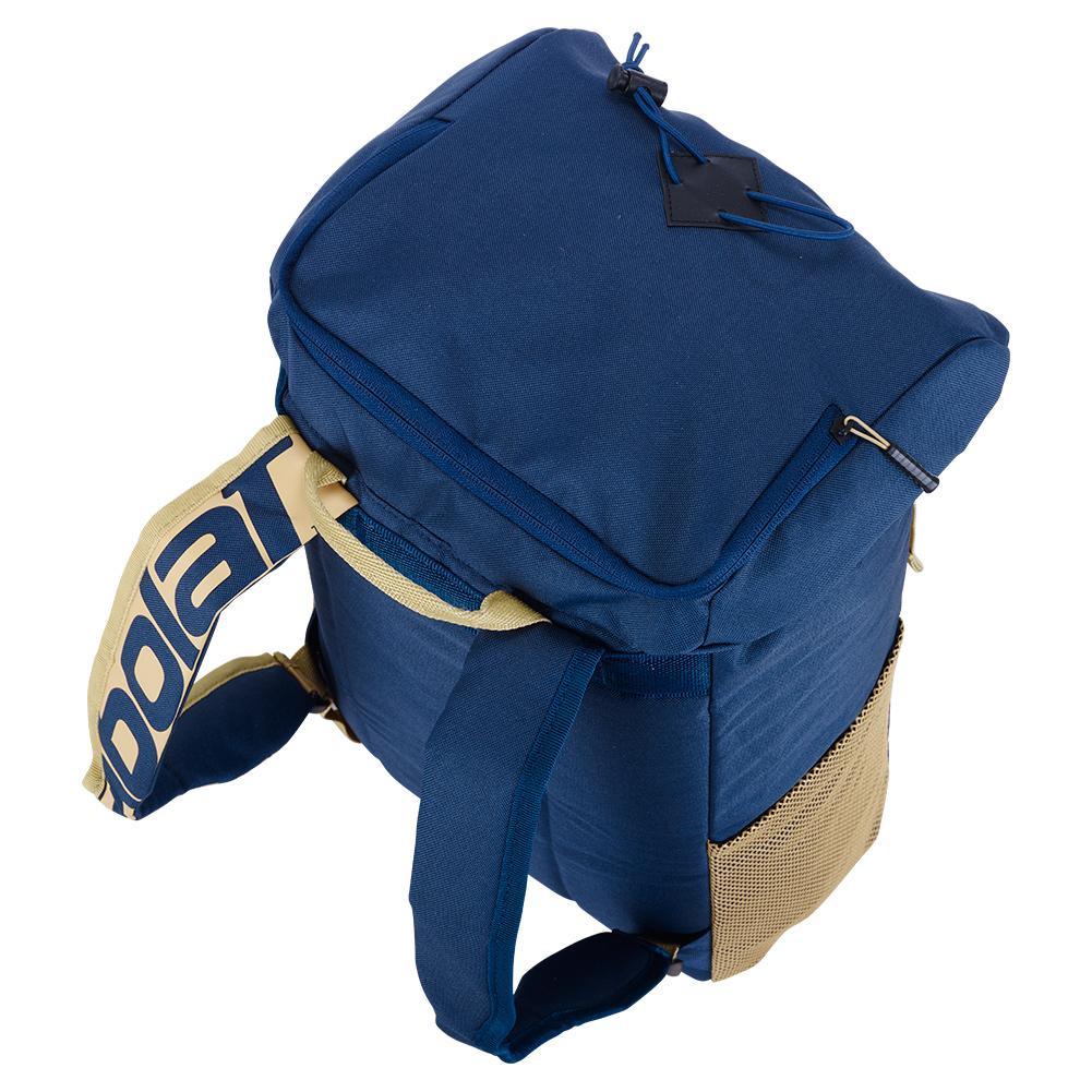 Premium Classic Tennis Backpack for Men & Women - Durable Dark Blue Sports Bag with Ventilated Shoe Compartment | Perfect for Tennis, Gym, Travel & School Backpack Organization