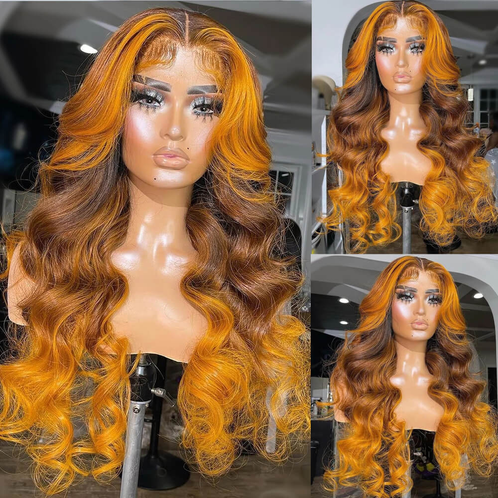 Ombre 6/Yellow Highlight Body Wave