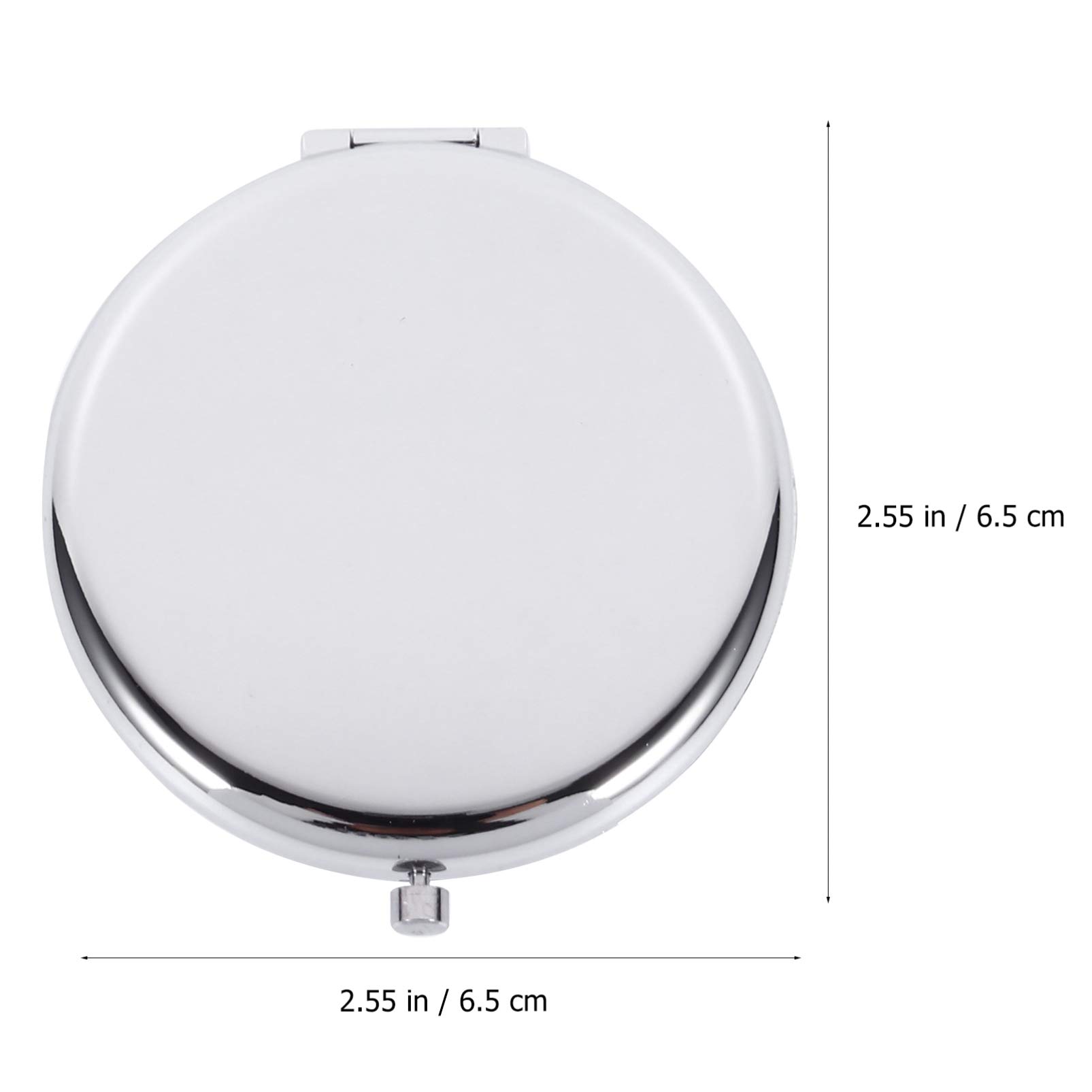 Double-Sided Folding Mirror - Compact Travel Makeup Mirror for Purse & Handbag