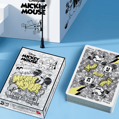 Disney Mickey Mouse Playing Cards - 52 Deck Classic Card Game for Family, Friends & Parties - Perfect for Game Nights, Travel & Magic Tricks