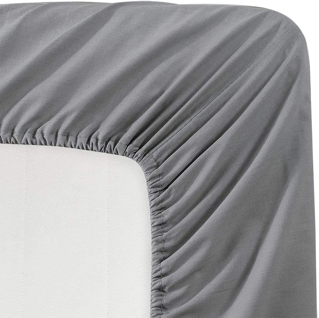 Premium 600 Thread Count 100% Long Staple Cotton Sheet Set - 4 Piece Twin XL Bedding - Ultra Soft, Deep Pocket (Fits 14