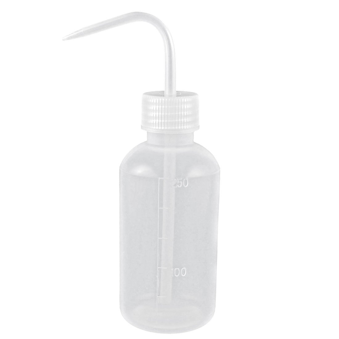 250ml Clear White Plastic Squeeze Bottle for Tattoo Wash - Leak Proof, Durable & Easy to Use - Perfect for Tattoo Artists, Salons, Body Art & DIY Projects