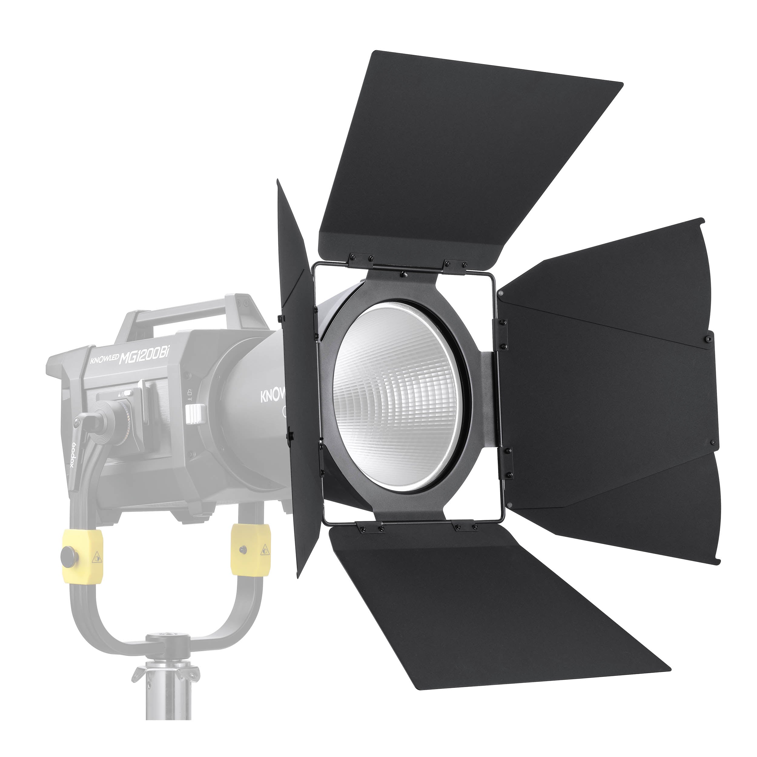 GR30B 8-Leaf Barn Door for GR30 G Mount Reflector - Perfect for Studio Lighting, Photography, and Video Production