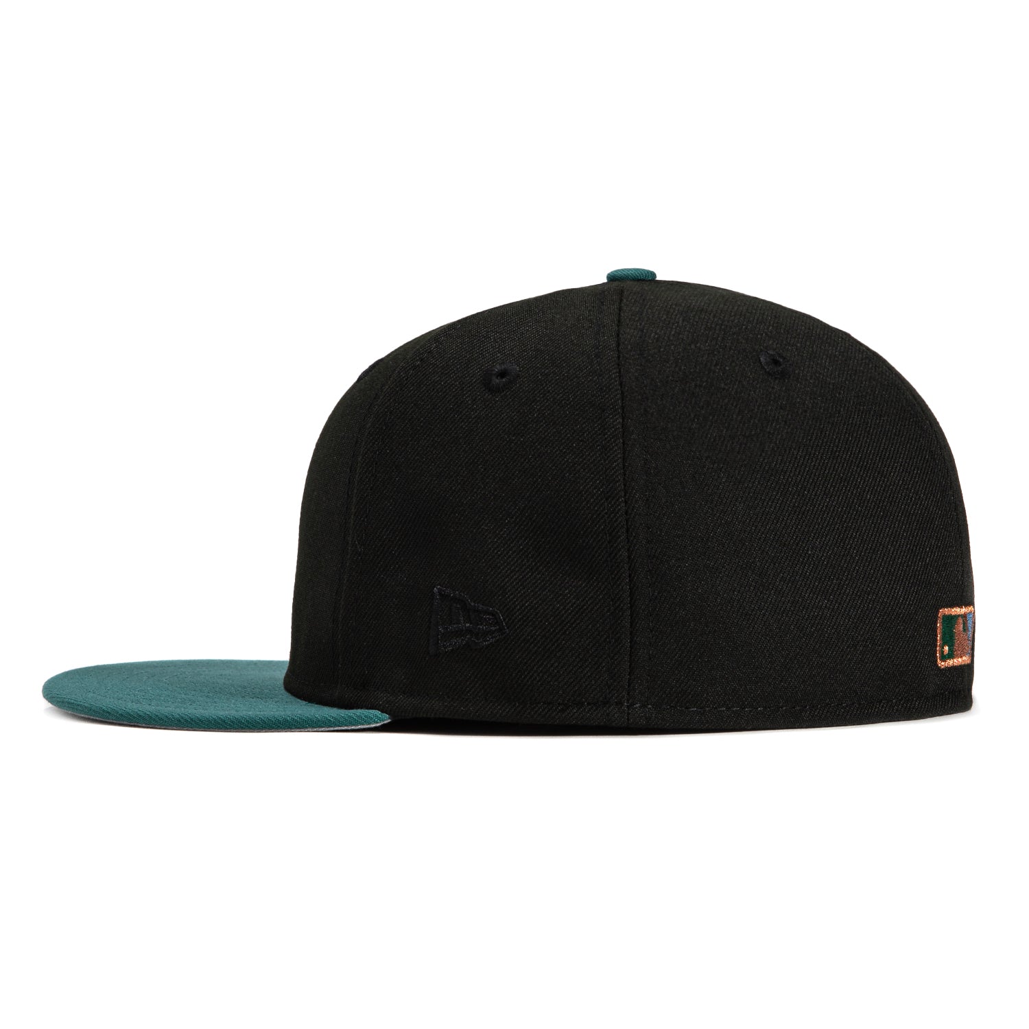 New Era 59Fifty Seattle Mariners 2023 All Star Game Patch Baseball Cap - Black, Green, Metallic Copper, Light Blue - Official MLB Hat for Fans, Sports Enthusiasts & Streetwear Fashion