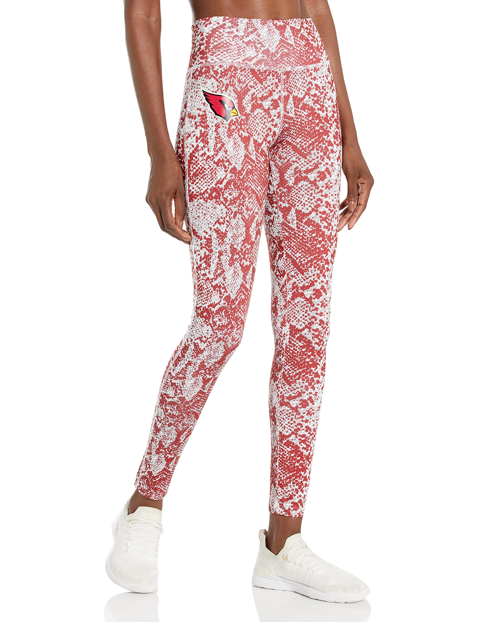 Zubaz Women's Printed High-Waist Yoga Pants - Stretchy Workout Leggings for Running, Gym & Lounge Wear