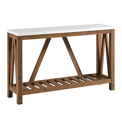 Walnut/Marble