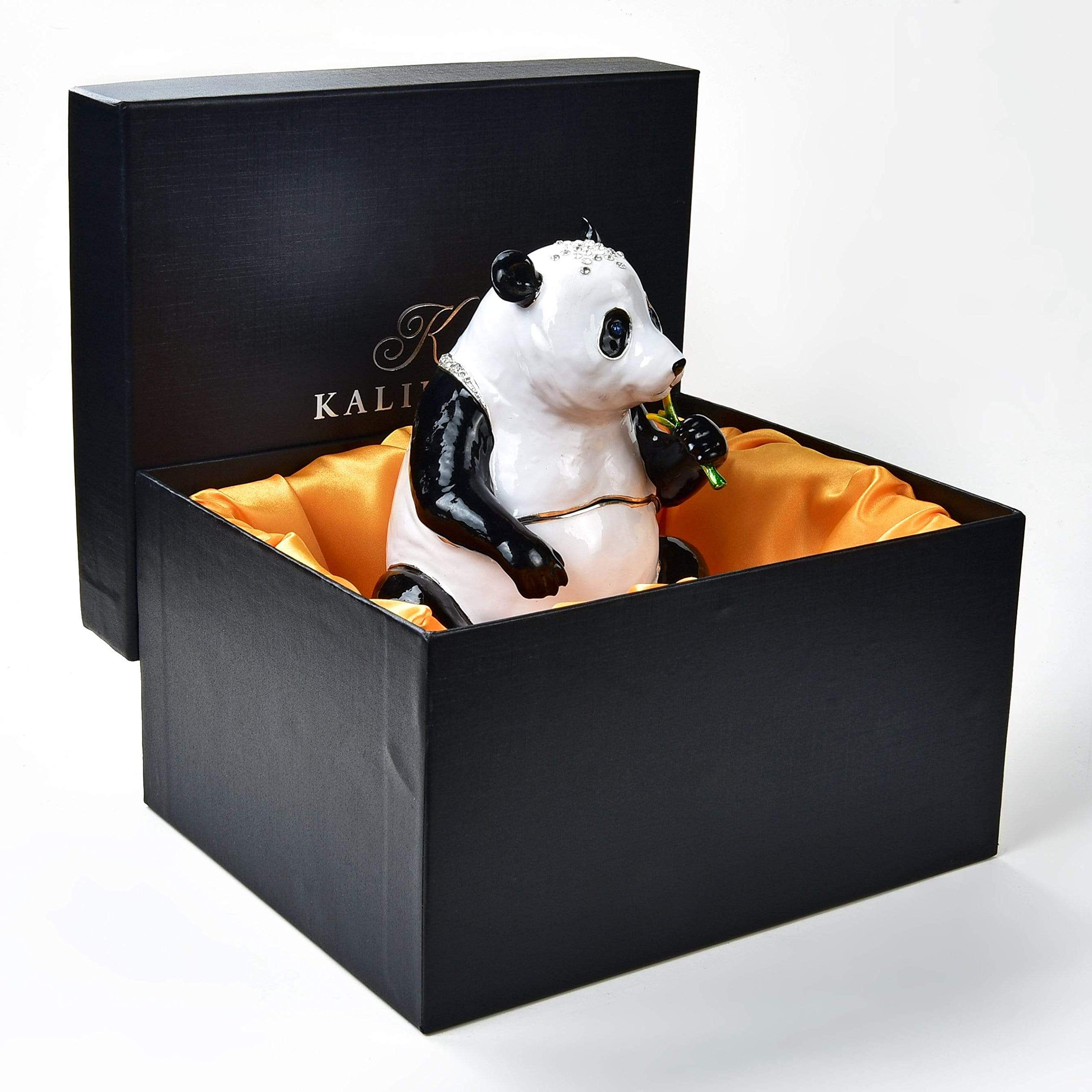 KALIFANO Handmade Jewelry Box for Women - Swarovski Crystal & Gemstone Animal-Shaped Storage Organizer for Earrings, Necklaces & Rings | Perfect for Travel, Gifts & Home Décor