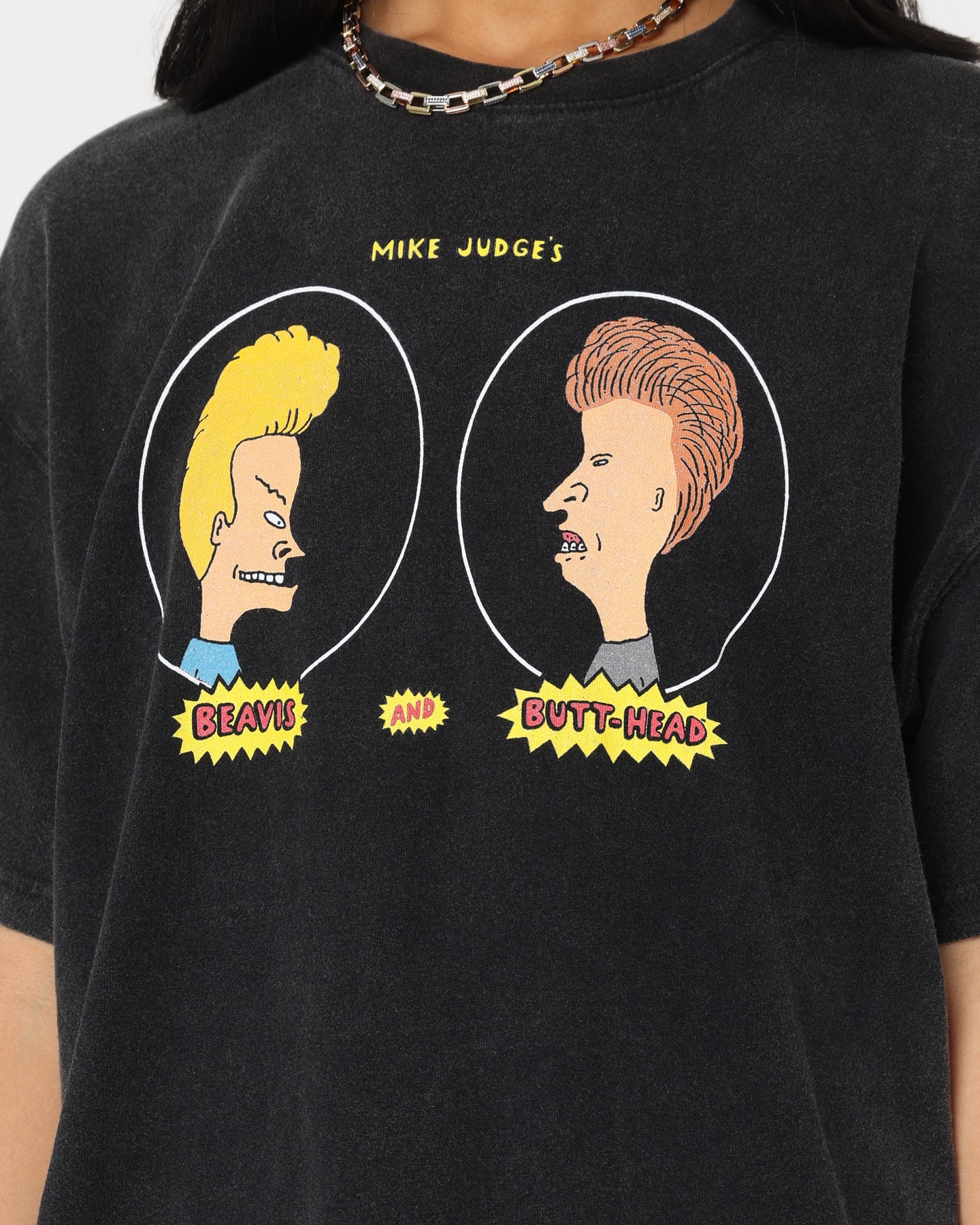 Vintage Beavis & Butthead Graphic T-Shirt - Black Retro Cartoon Tee for Men & Women - Perfect for Casual Wear, Fan Merchandise & 90s Nostalgia
