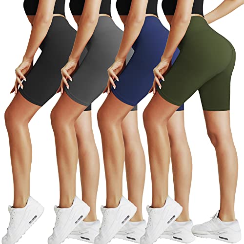 4pack Black/Dark Gray/Navy Blue/Olive Green