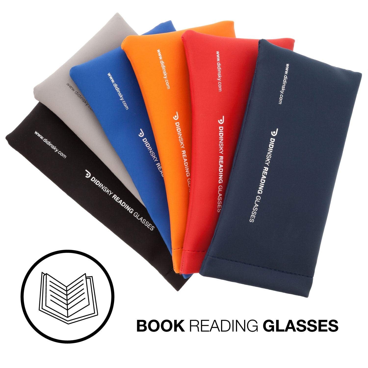 Premium Reading Glasses for Men & Women - Ultra Clear Anti-Glare Lenses with Comfortable Rubber Touch Frames (+1.0 to +4.0 Strength) - Perfect for Reading Books, Using Digital Devices & Close Work