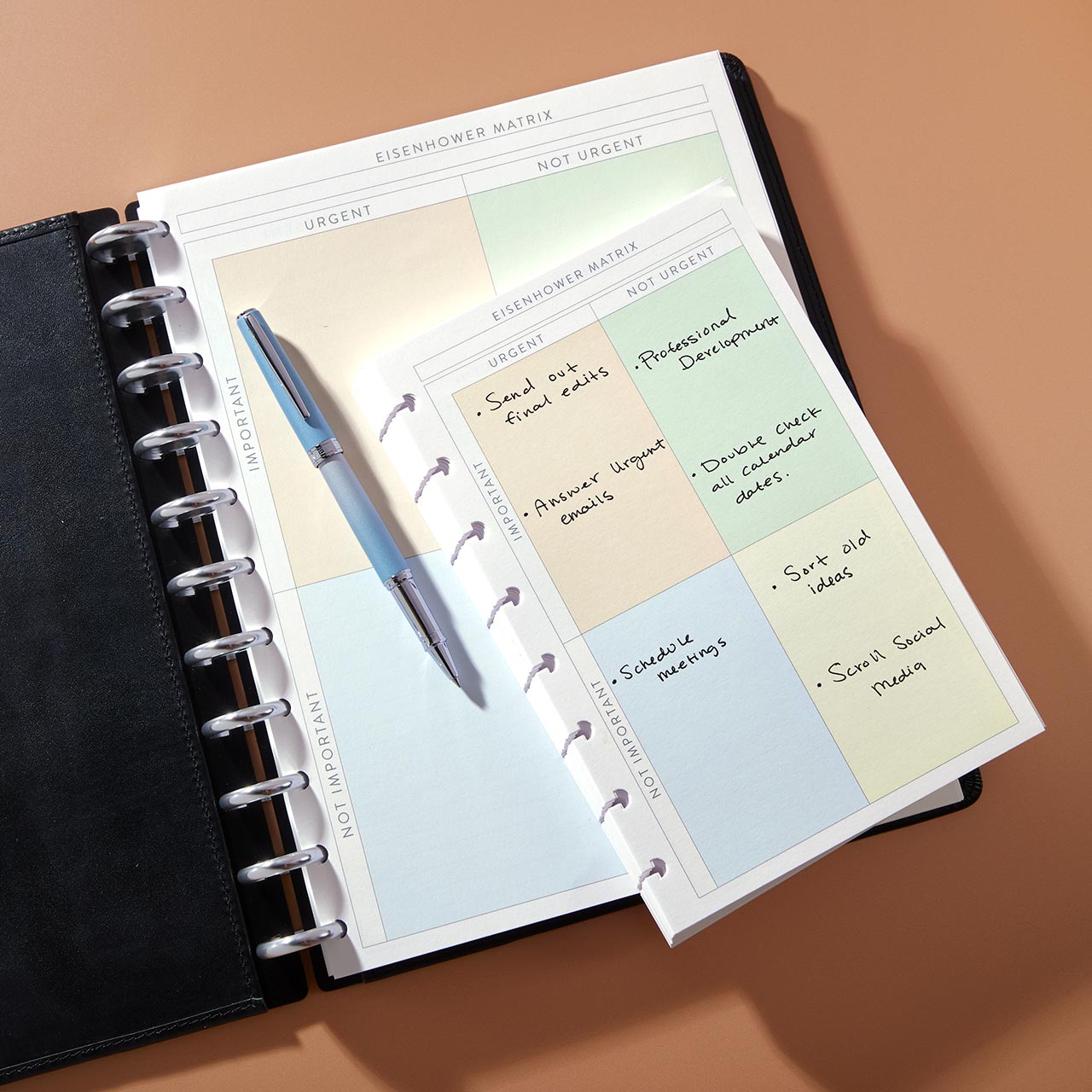 Eisenhower Priority Matrix Refill - 300 Sheets for Productivity & Time Management - Perfect for Office, Home, and Task Organization