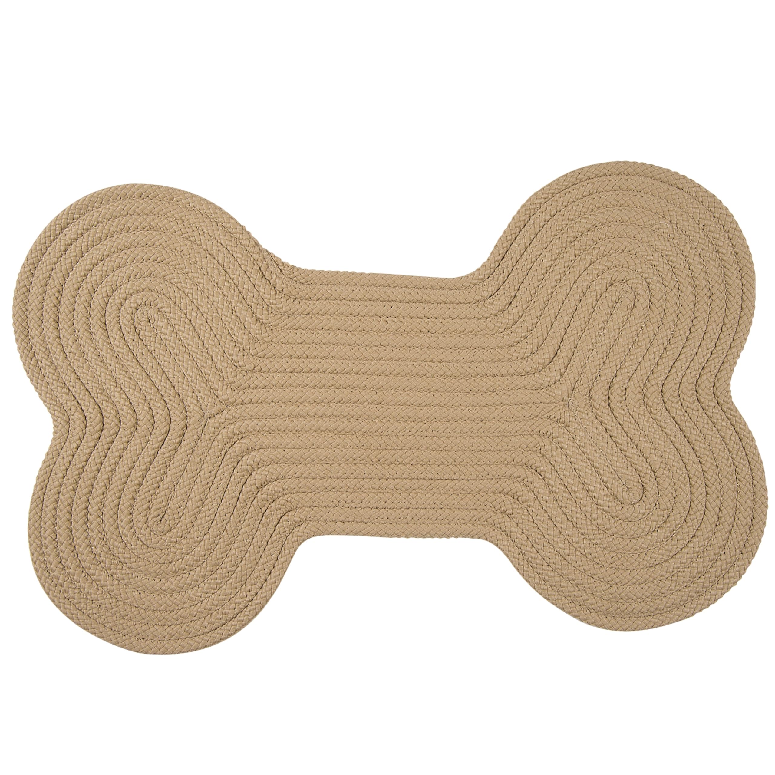 Colonial Mills Reversible Dog Bone Rug - Moss Green, 1'6