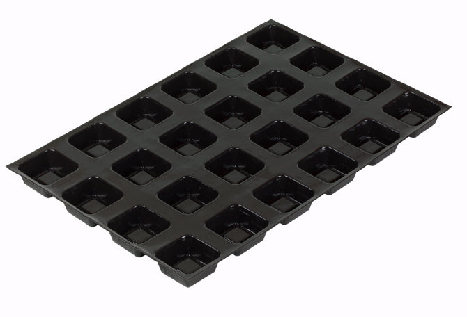 Flexipan Square Savarins 24 Forms - Premium Silicone Baking Molds for Perfect Pastries, Cakes & Desserts - Ideal for Home Bakers & Professional Chefs