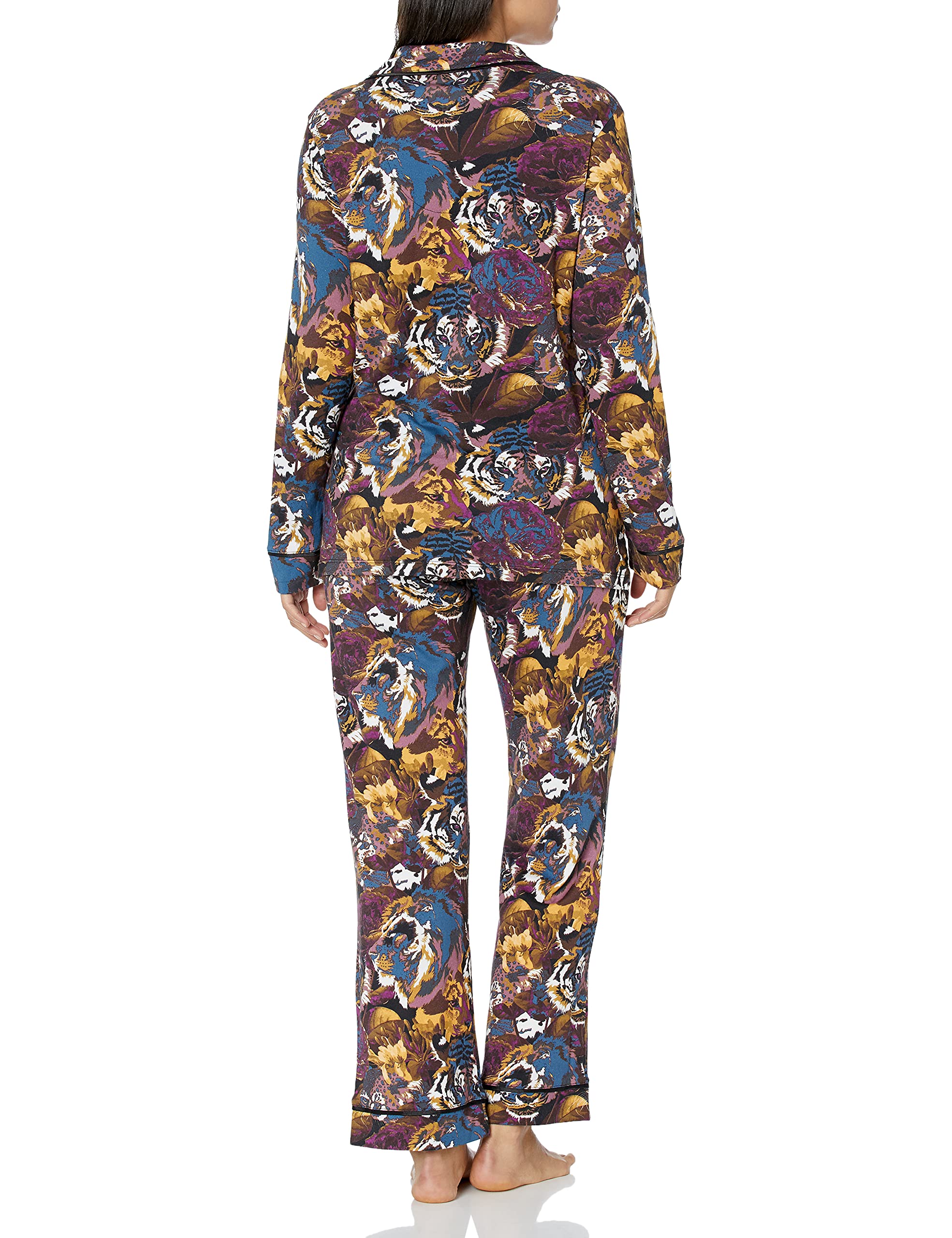 Cosabella Women's Bella Printed Long Sleeve Pajama Set - Soft Cotton Sleepwear for Women, Comfy Loungewear for Relaxing at Home or Bedtime