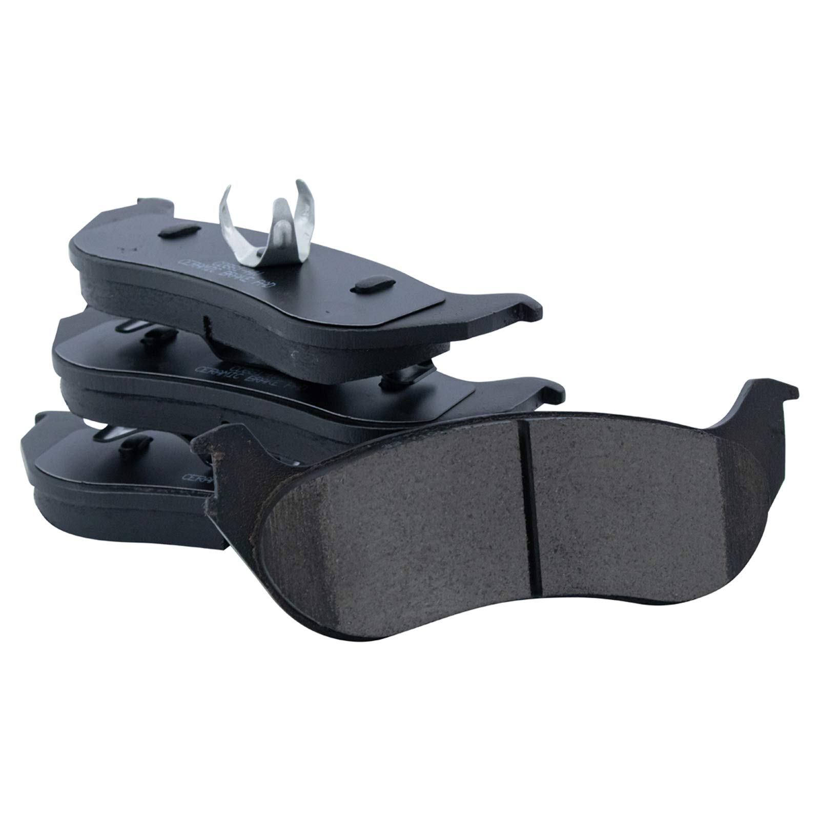 TRQ Premium Ceramic Brake Pads & G-Coated Rotors Kit - Compatible with 2002-2005 Ford Explorer & Mercury Mountaineer - High Performance Brake System for Smooth Stopping & Enhanced Safety - Ideal for Daily Commuting, Towing & Off-Road Adventures