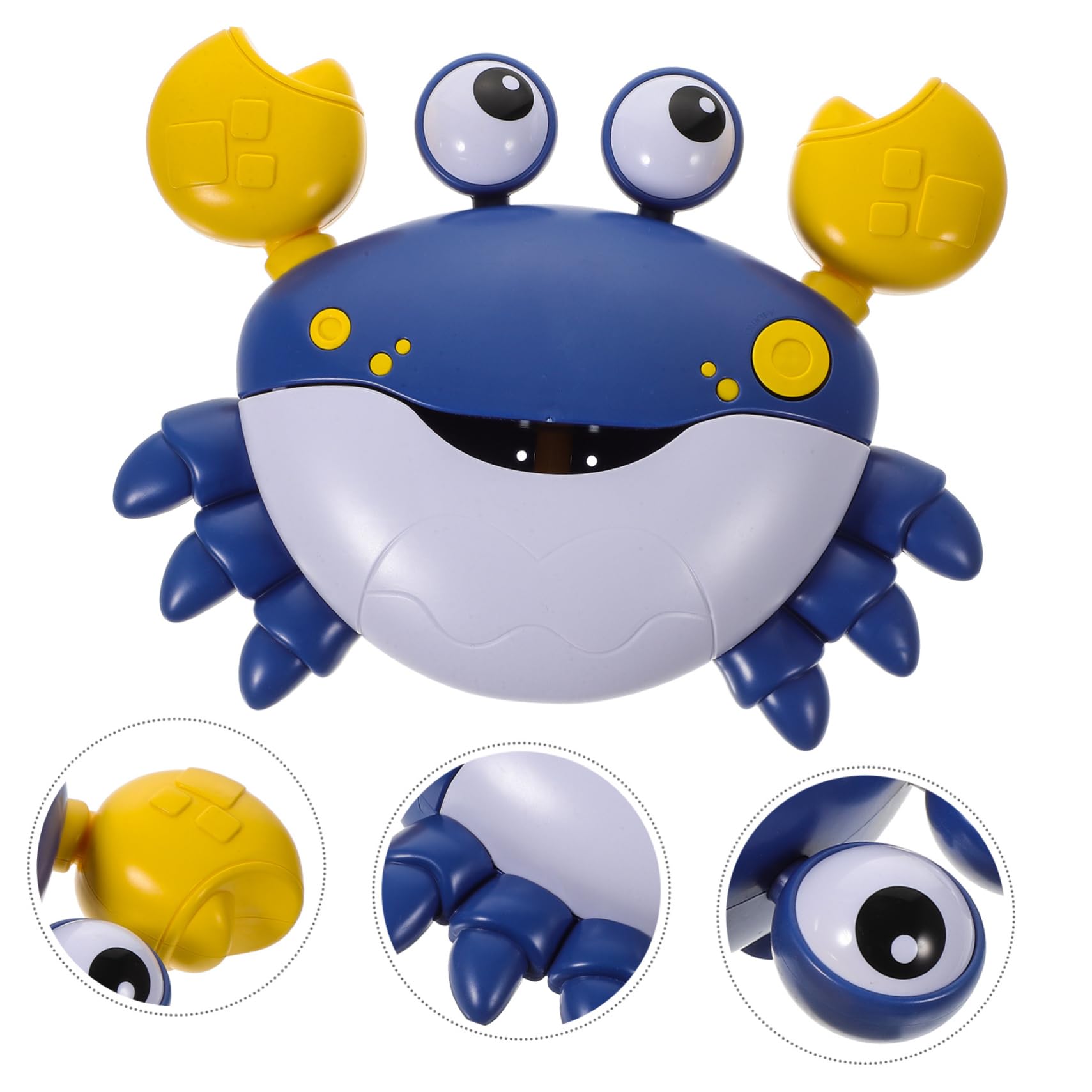 HEMOTON 3 Pack Crab Bubble Blower Machine - Automatic Bubble Maker for Kids, Fun Bath Toys for Toddlers - Perfect for Outdoor Play, Birthday Parties & Bathtime Fun