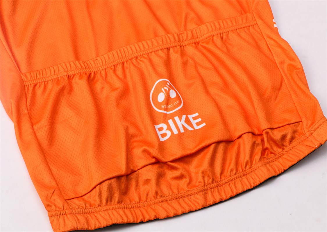 Men's Full Zip Cycling Jersey - Breathable Bike Racing Shirt for Road & Mountain Biking - Perfect for Training, Commuting & Outdoor Sports