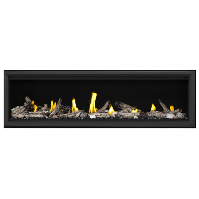 Napoleon Vector 62 Linear Direct Vent Gas Fireplace - LV62N | Modern Indoor Heating Solution for Living Rooms & Bedrooms | Energy Efficient & Stylish Home Decor