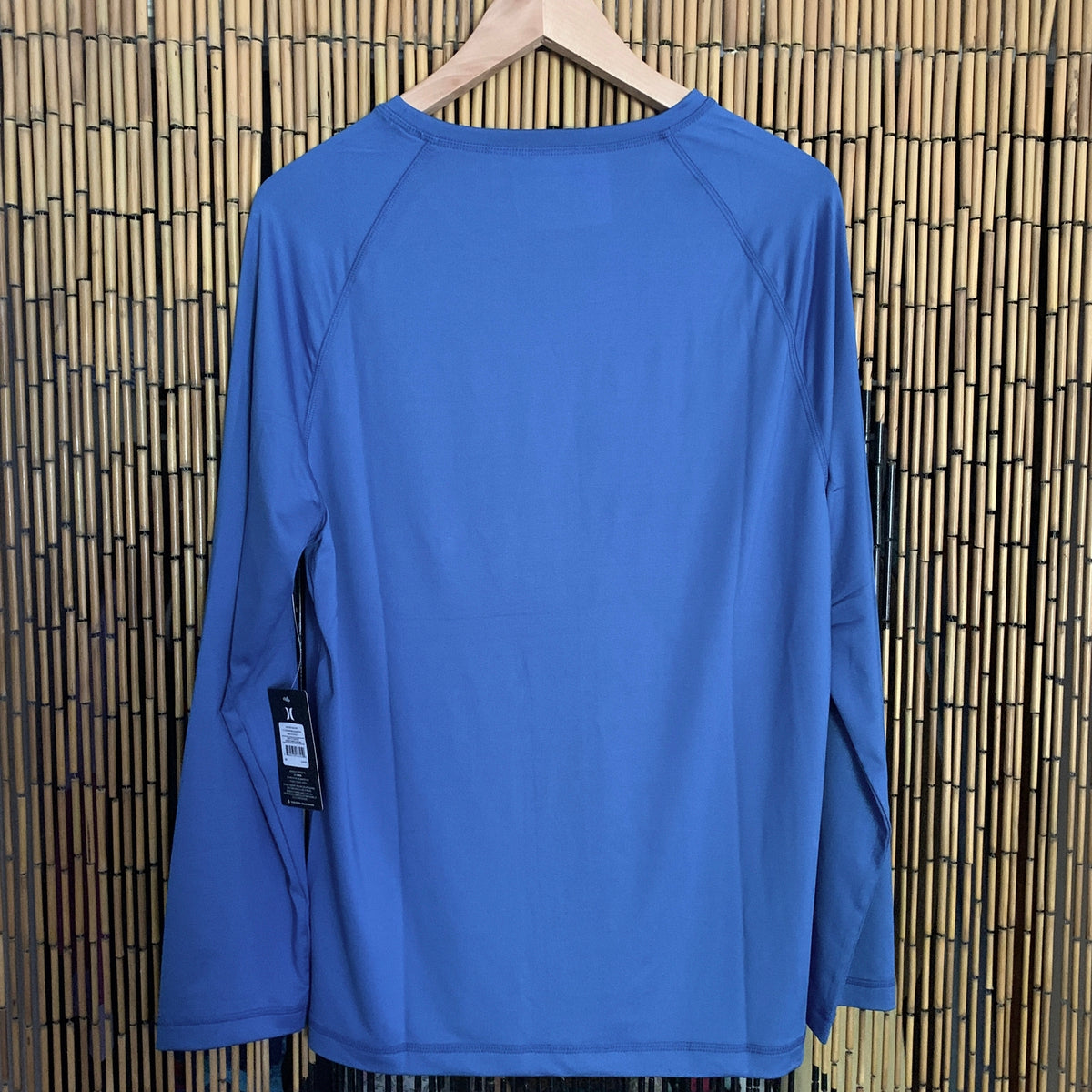 Men's Long Sleeve Rash Guard Sun Shirt - UPF 50+ UV Protection, Quick Dry Swim Shirt (Blue/Star Sapphire) for Surfing, Swimming, Beach & Outdoor Activities
