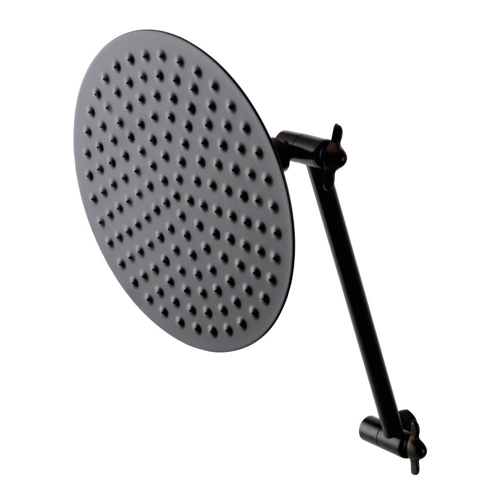 Kingston Brass K136K8 Victorian Style Adjustable Shower Head with Extendable Arm - Perfect for Bathroom Renovation & Spa-Like Shower Experience