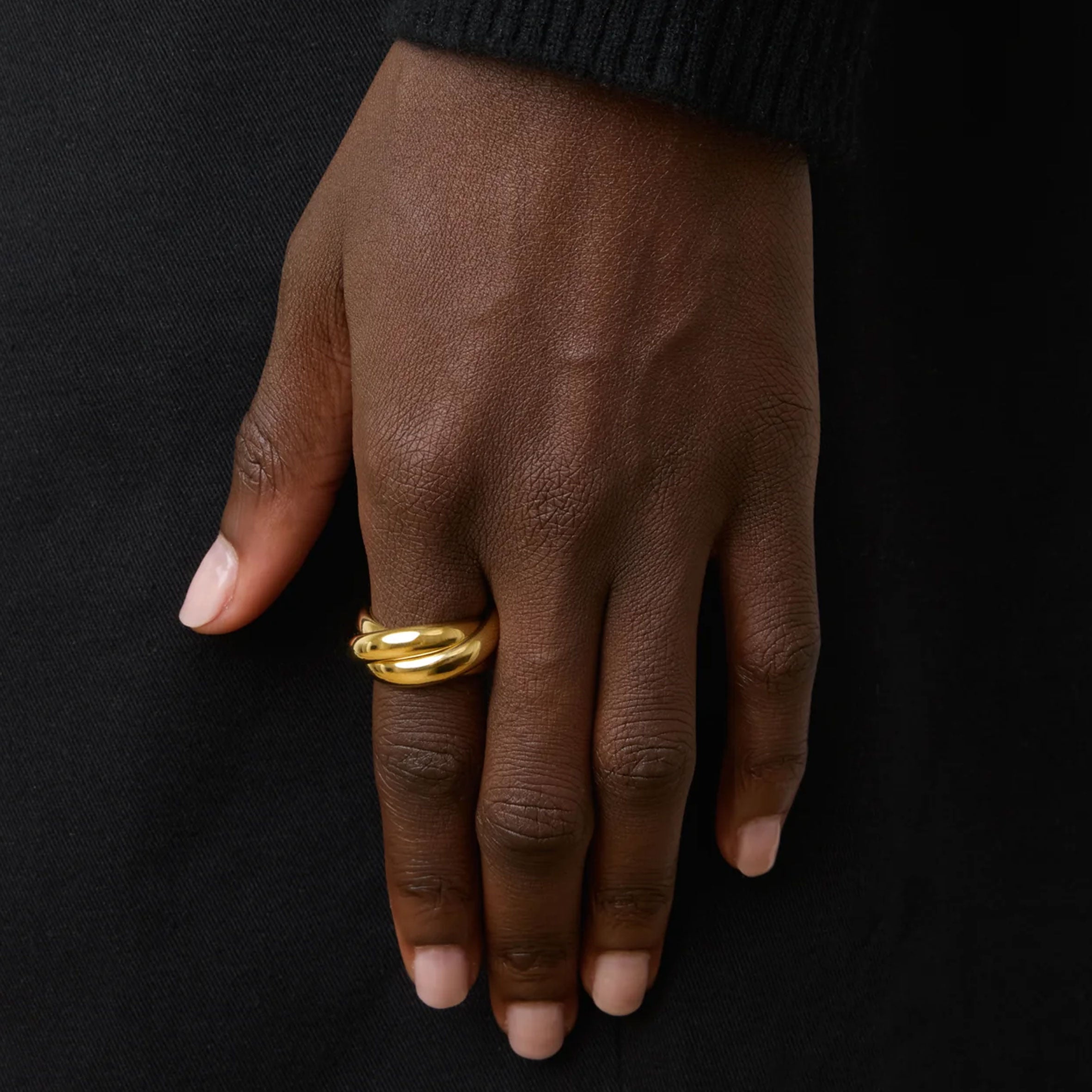 Sofie Gold Ring for Women - Elegant 14K Solid Gold Minimalist Band Ring - Perfect for Everyday Wear, Gift Giving & Special Occasions