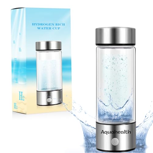 Aquahealth™ 420ml Hydrogen Water Bottle - Portable H2 Cup for Active Lifestyle