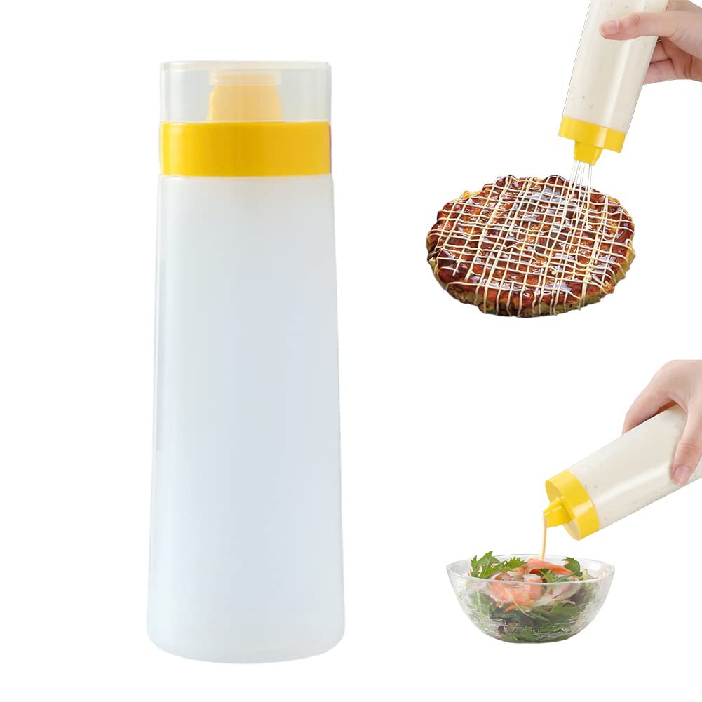 Premium Food-Grade Plastic Condiment Squeeze Bottles - 4-Hole Sauce Dispenser for Salad Dressing, Hot Sauce & Olive Oil | Durable Kitchen & Restaurant Use | Perfect for Meal Prep, BBQ Parties & Catering Events