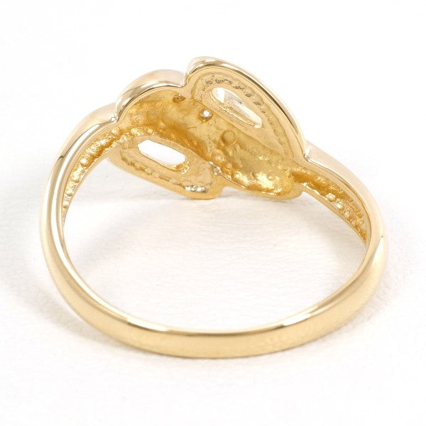 18K Yellow Gold Diamond Ring for Women - Elegant Wedding, Engagement & Anniversary Jewelry Gift