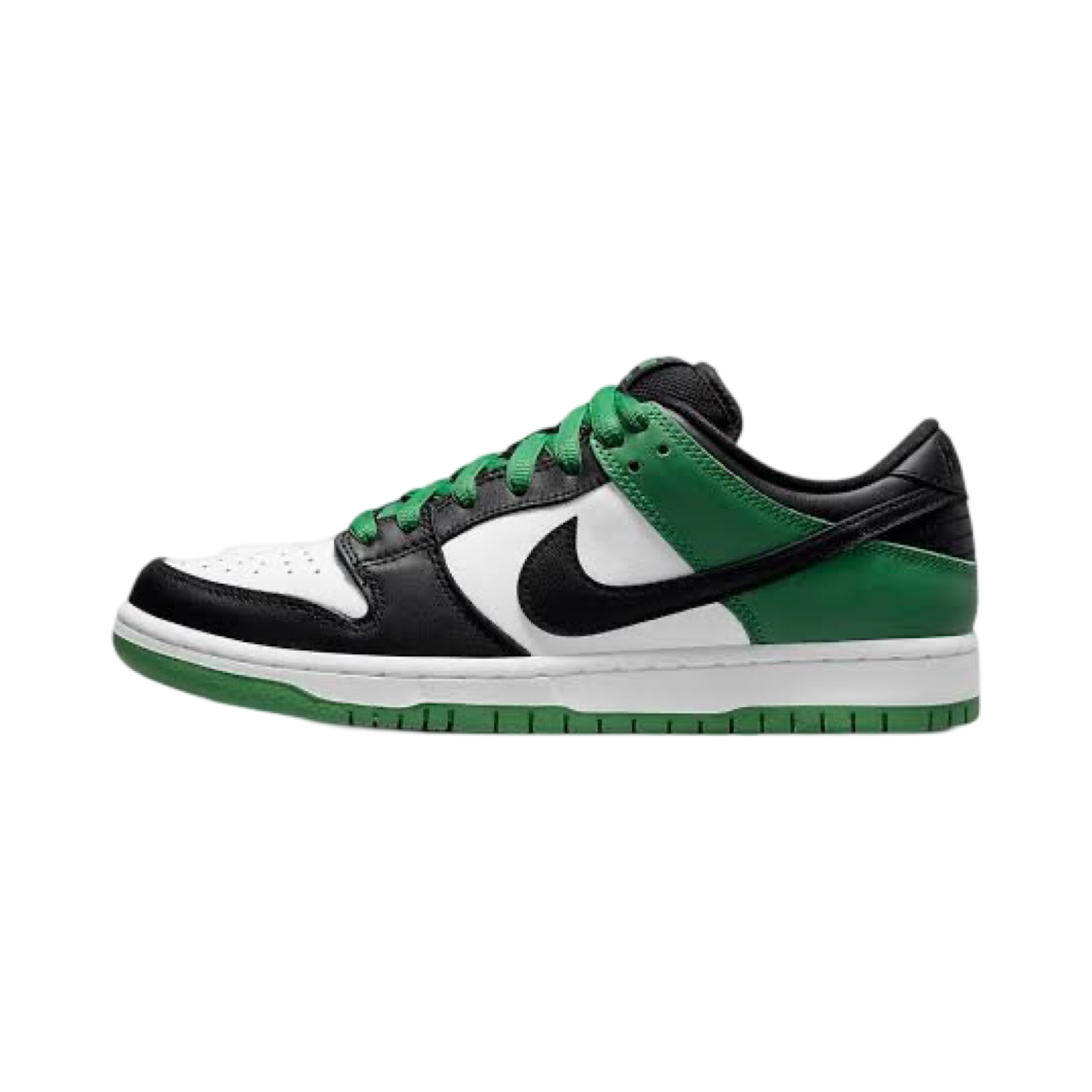 Nike SB Dunk Low Pro Skateboarding Shoes - Classic Green, Black & White Colorway | Perfect for Streetwear, Skateboarding & Casual Wear
