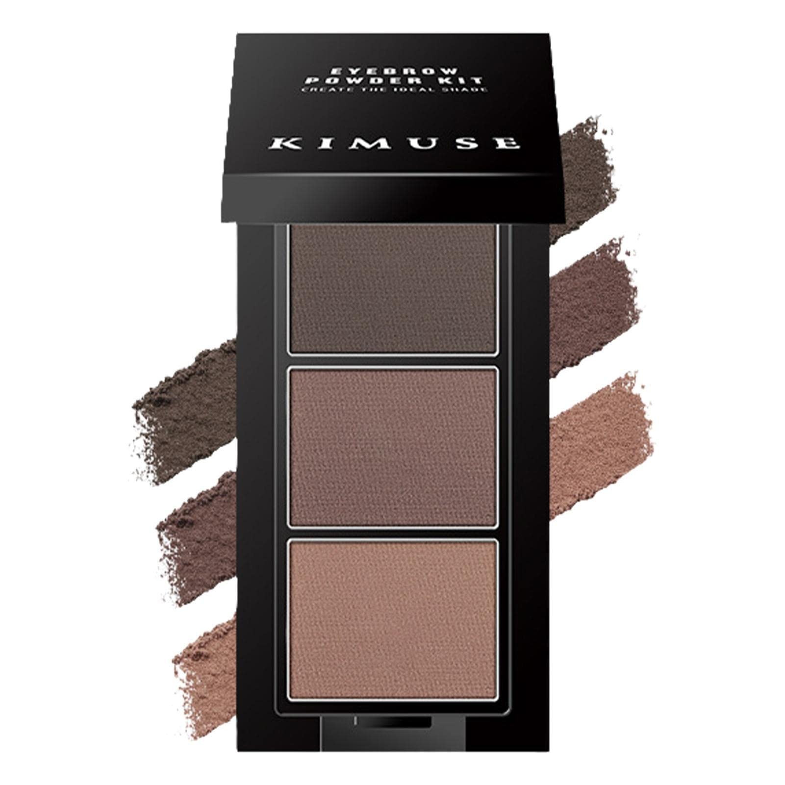Waterproof Eyebrow Powder Kit - 3 Natural Shades for Women, Includes Dual-Ended Brush for Precise Application | Smudge-Proof, Long-Lasting Formula for Eyebrows & Hairline | Perfect for Daily Makeup, Professional Looks, and Special Occasions