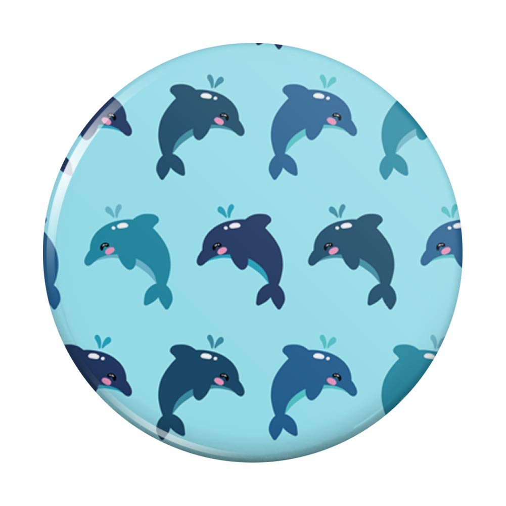 Adorable Kawaii Dolphin Design Refrigerator Magnets - Fun Kitchen Decor for Fridge, Lockers & Office - Perfect for Organizing Notes, Photos & Reminders