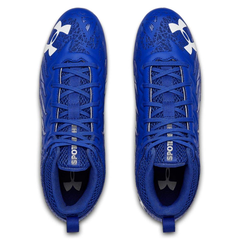 Under Armour Men's Spotlight Select Mid MC Football Cleats - Lightweight Traction for Turf & Field - Perfect for Football Training and Games