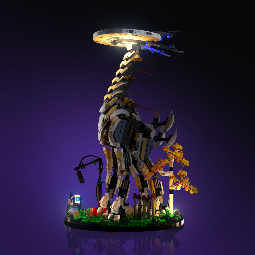 LEGO® Horizon Forbidden West Tallneck #76989 Light Kit - DIY Building Blocks Lighting Set for Display & Night Light - Perfect for LEGO Fans & Home Decor